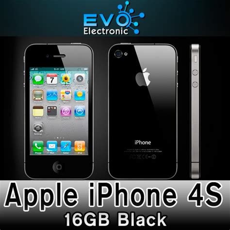 Apple iPhone4S 16GB black .